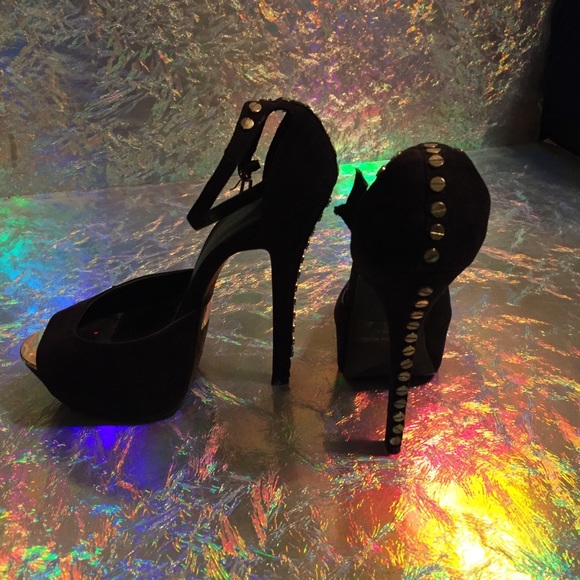 Wild Diva platform shoes with studs, size 7 - Picture 8 of 8